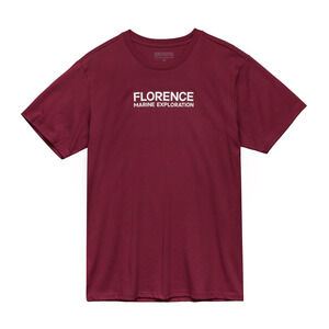 NEW Florence Marine X Sz X-Large Marine Exploration Shirt Maroon $35 msrp M15-1